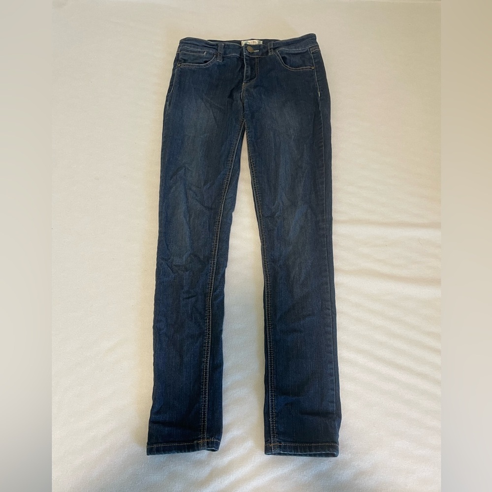 love, Fire Dark Blue Skinny Jeans